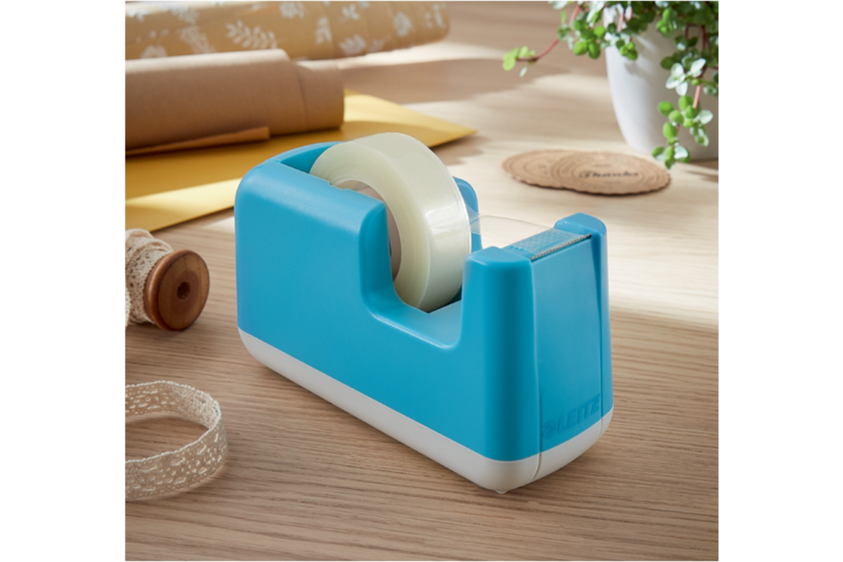 Plakbandhouder Leitz Cosy  incl plakband sereen blauw