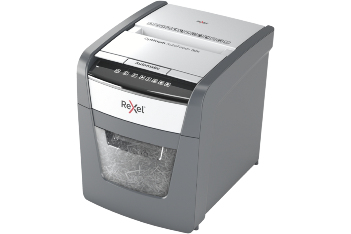 Papiervernietiger Rexel, Optimum Autofeed Auto+ 50X, Snippers P4