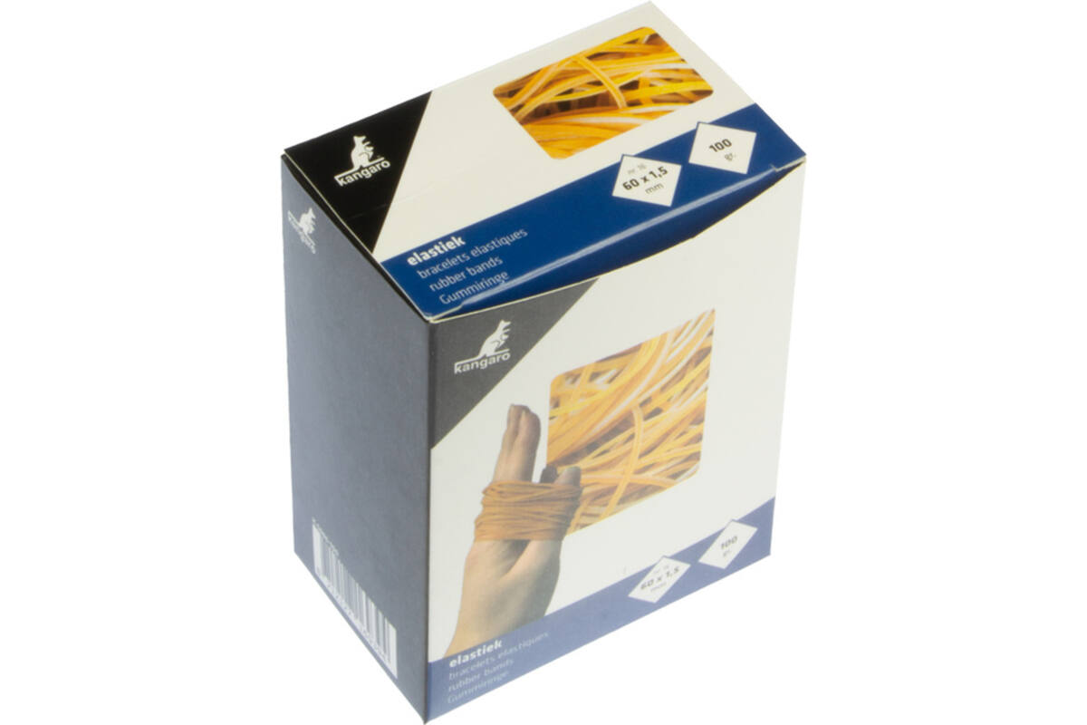 Elastiekjes 60 x 1,5 mm, 100 gr.