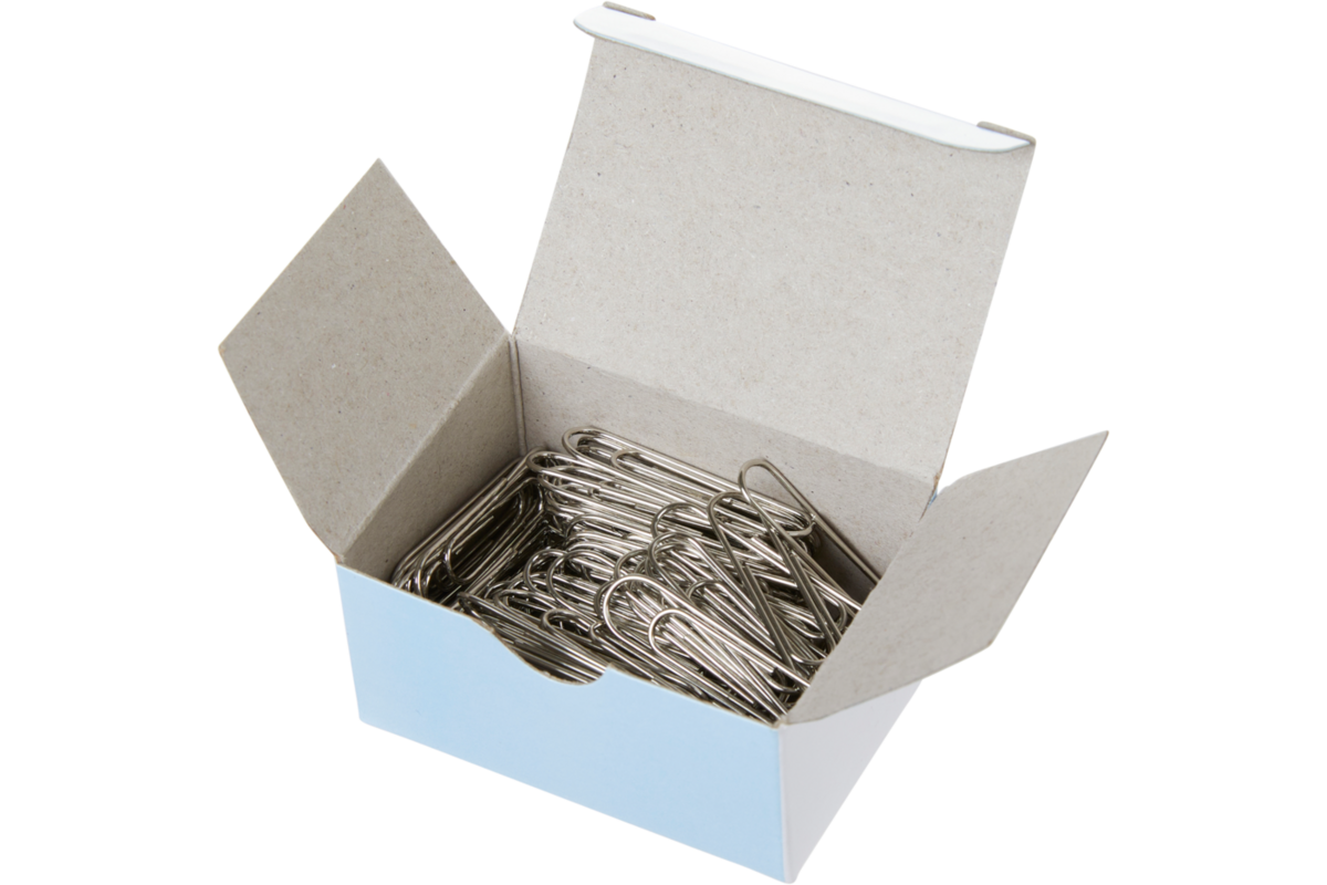 Paperclips 30 mm, 100 stuks