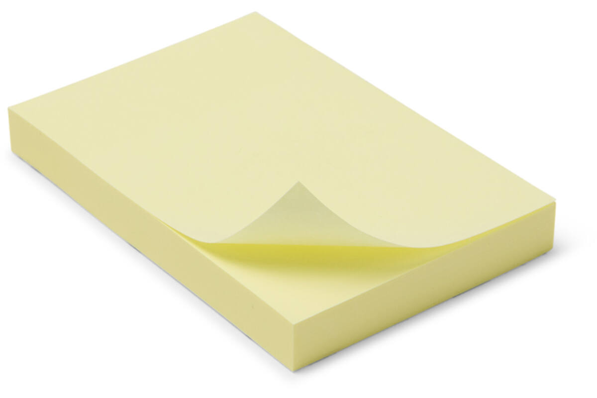 Memo notitieblaadjes 51 x  76 mm 12 stuks