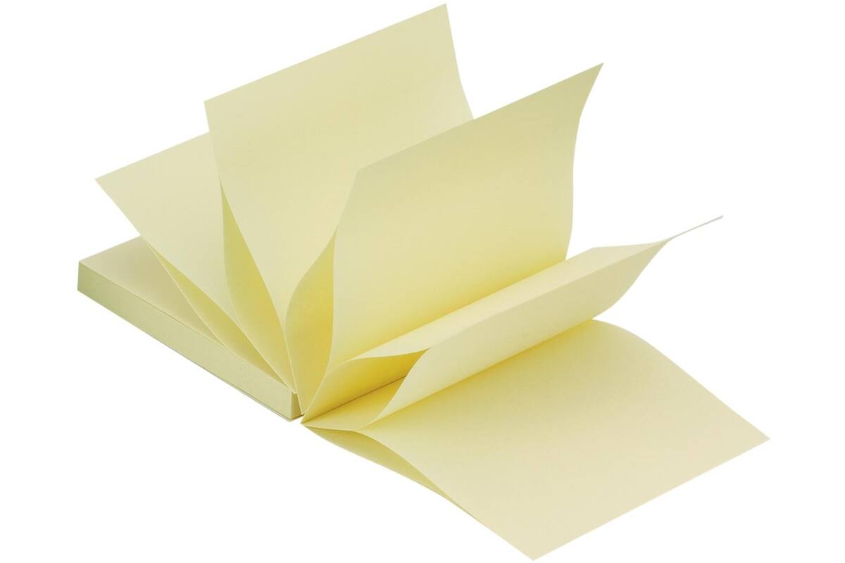 Memo notitieblaadjes Z-notes 76 x76 mm, 12 stuks