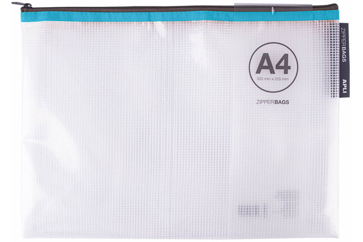 Zipperbag A4 assorti