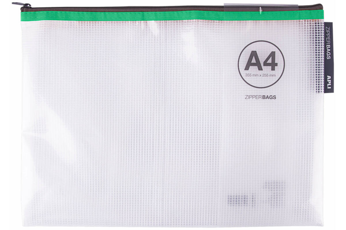 Zipperbag A4 assorti