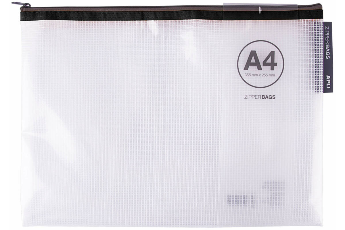 Zipperbag A4 assorti