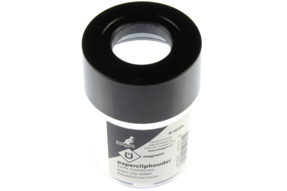 Papercliphouder Kangaro rond, magnetisch 45x45x64mm