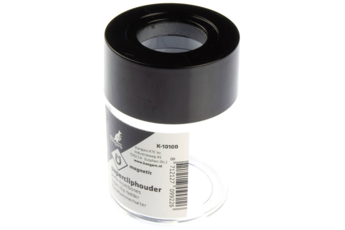 Papercliphouder Kangaro rond, magnetisch 45x45x64mm