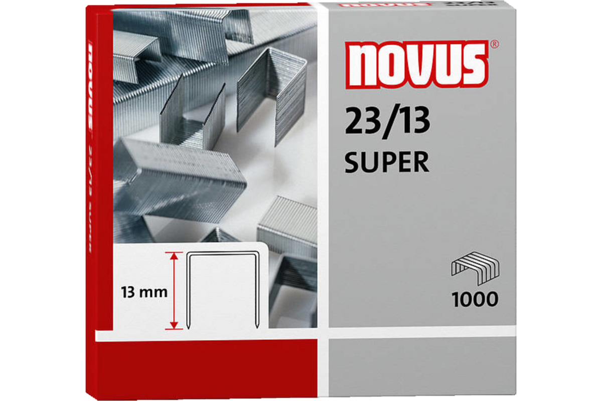 Nietjes 23/12 super Novus, 1000 stuks