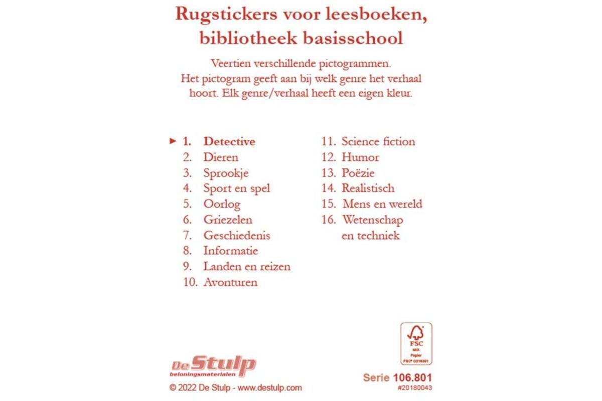 Pictogramstickerpakket 106899 assorti XL
