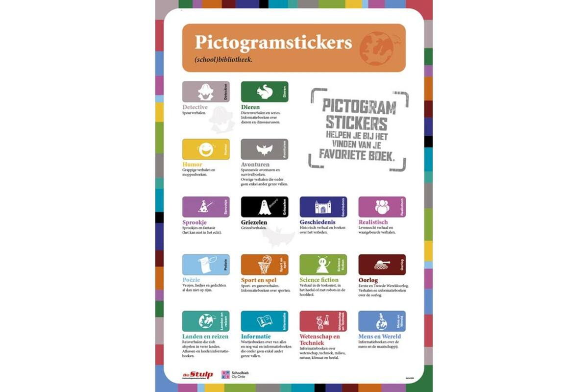 Pictogramstickerpakket 106899 assorti XL