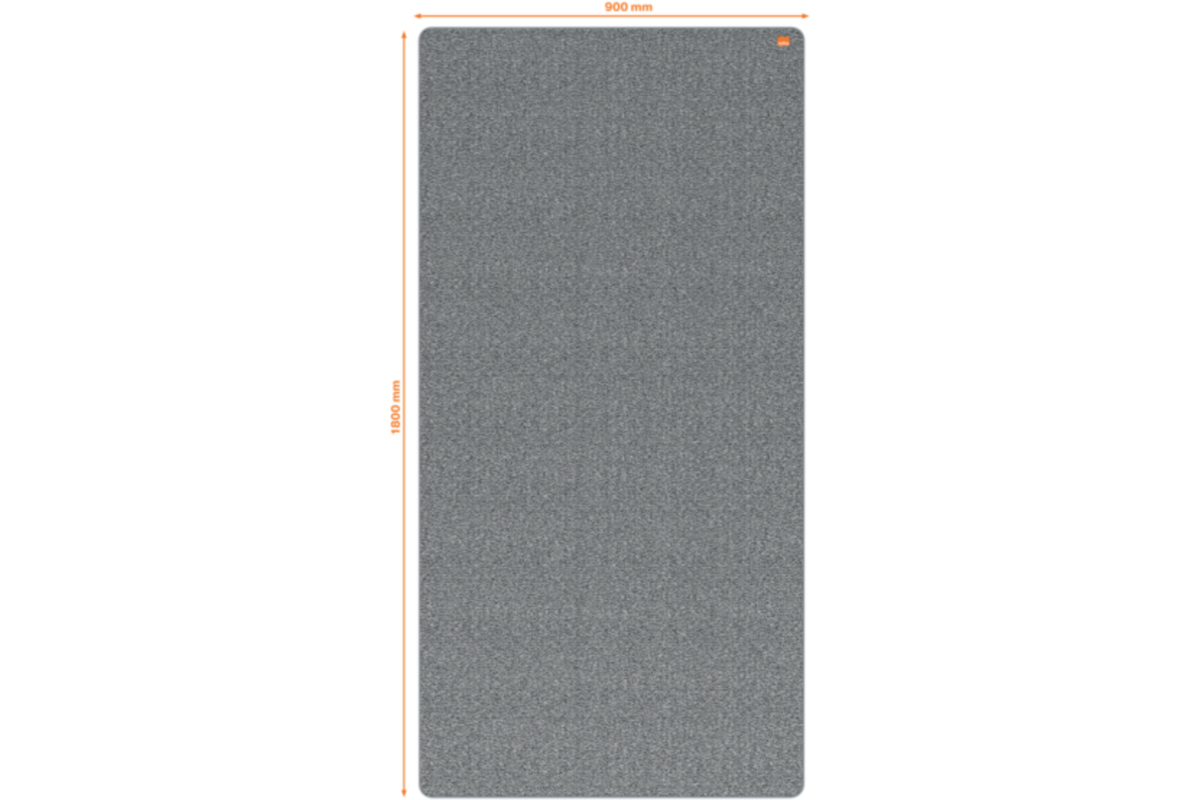 Whiteboard/memobord Nobo Move&Meet afneembaar en draagbaar 180x90cm grijs frame
