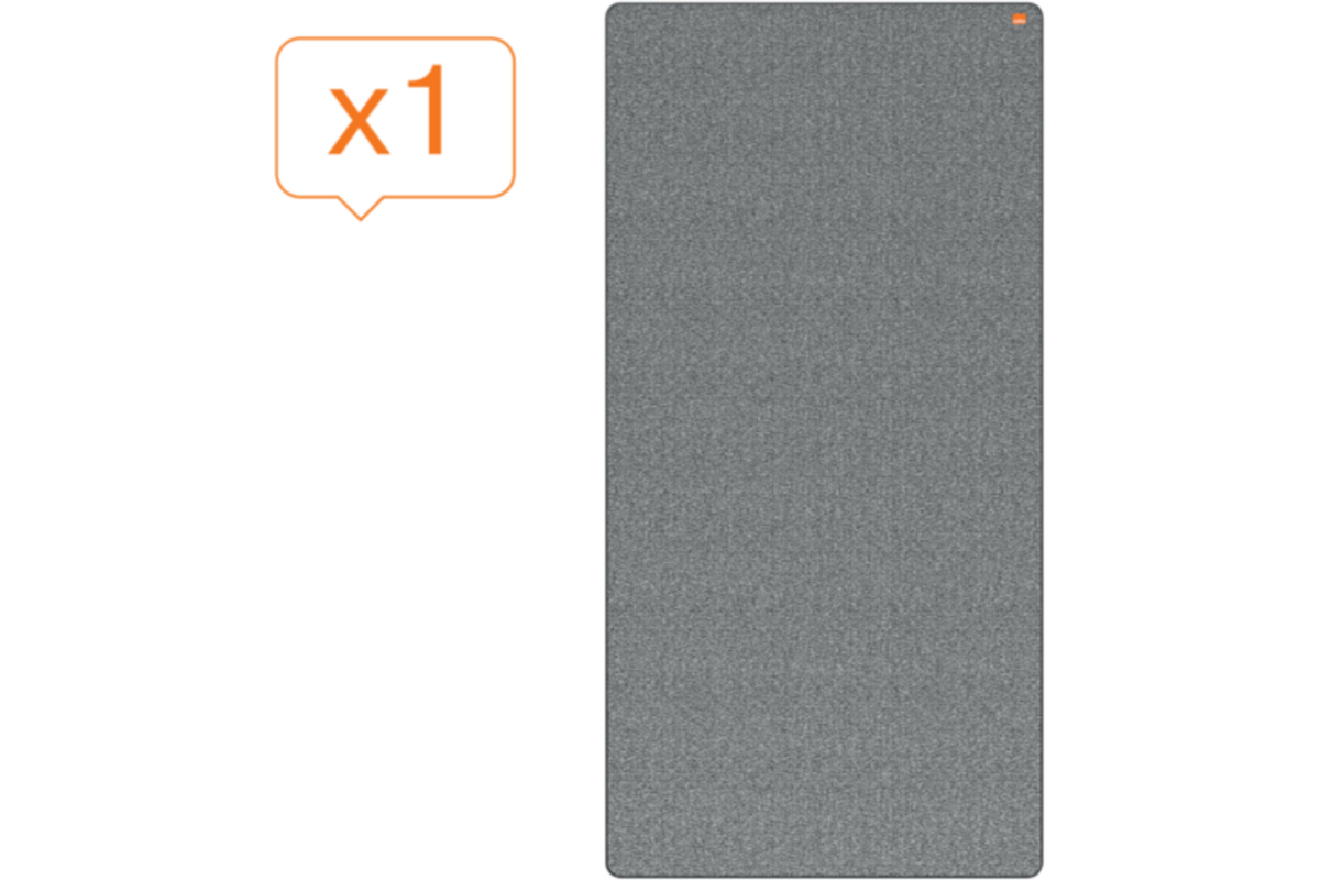 Whiteboard/memobord Nobo Move&Meet afneembaar en draagbaar 180x90cm zwart frame