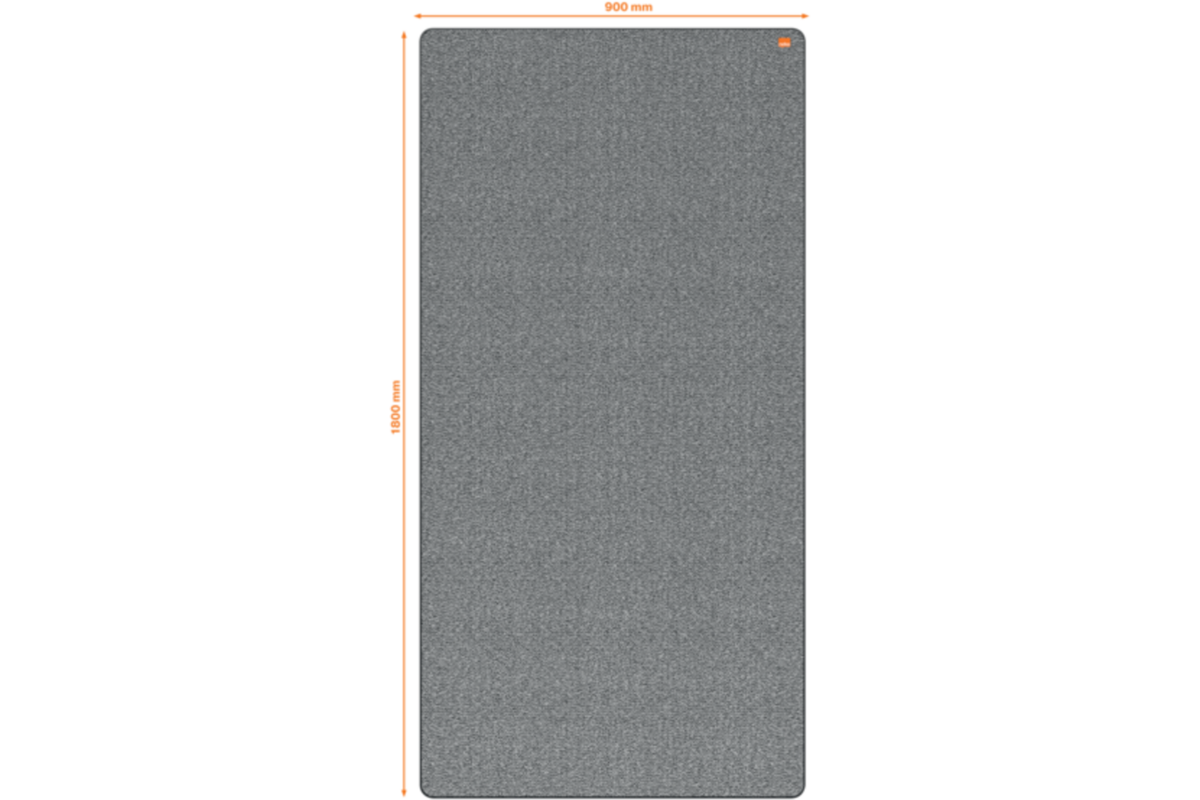 Whiteboard/memobord Nobo Move&Meet afneembaar en draagbaar 180x90cm zwart frame