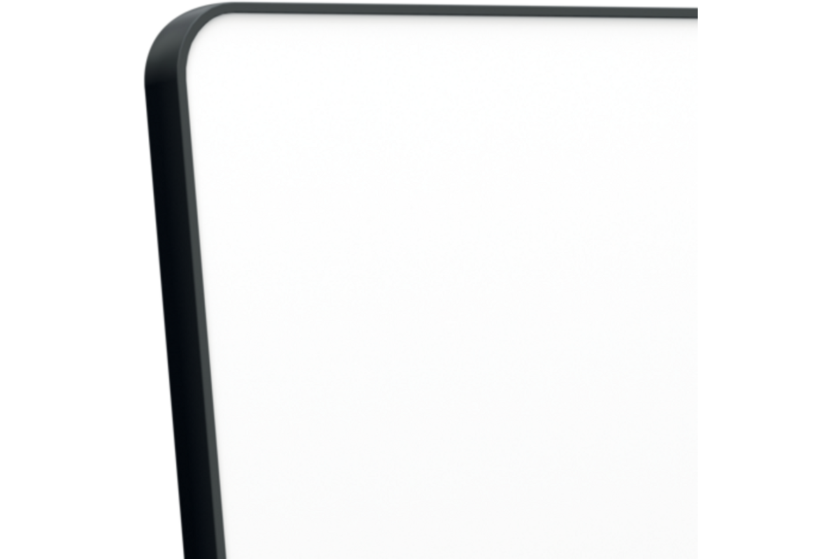 Whiteboard Nobo Move&Meet afneembaar en draagbaar 180x90cm zwart frame