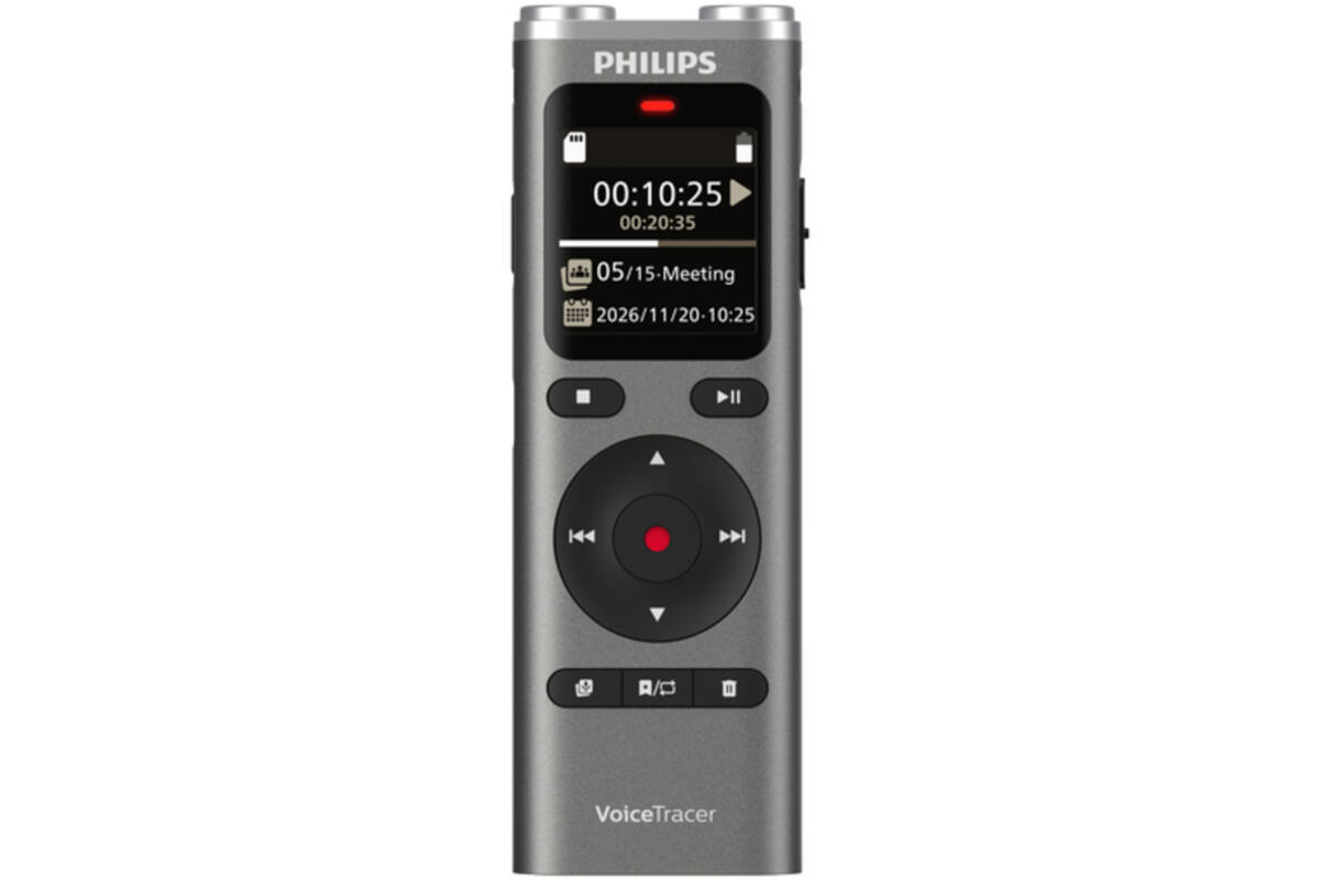 Digital voice recorder Philips DVT 2075 voor interviews
