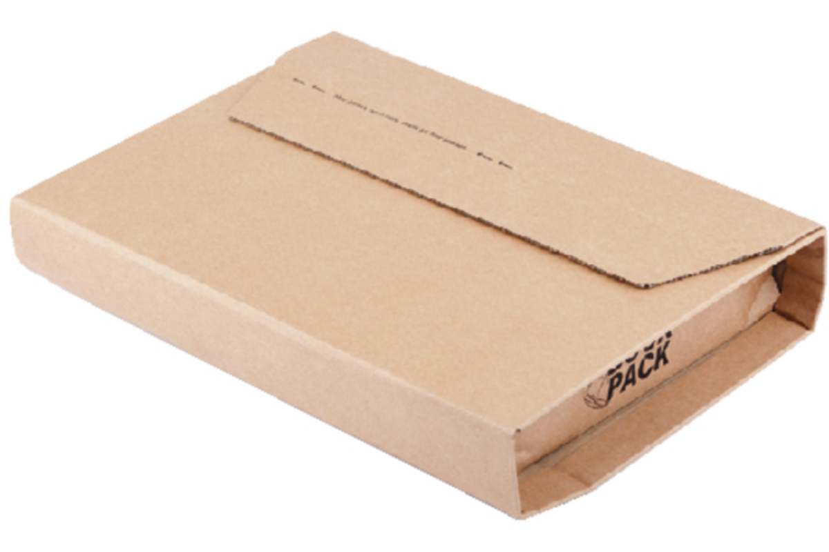 Wikkelverpakking CleverPack | ringb + zelfkl strip | bruin | 25 stuk