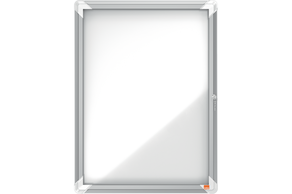Binnenvitrine Nobo draaideur met slot 4 x A4