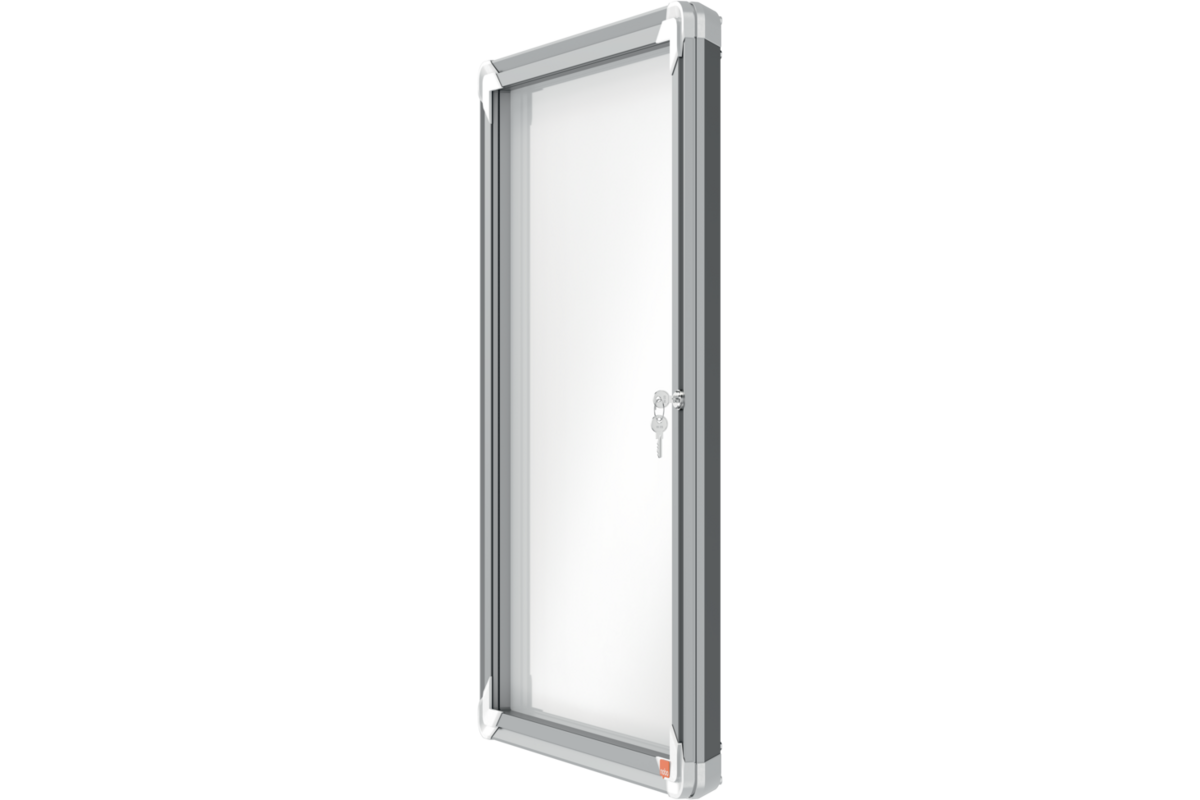 Binnenvitrine Nobo draaideur met slot 4 x A4