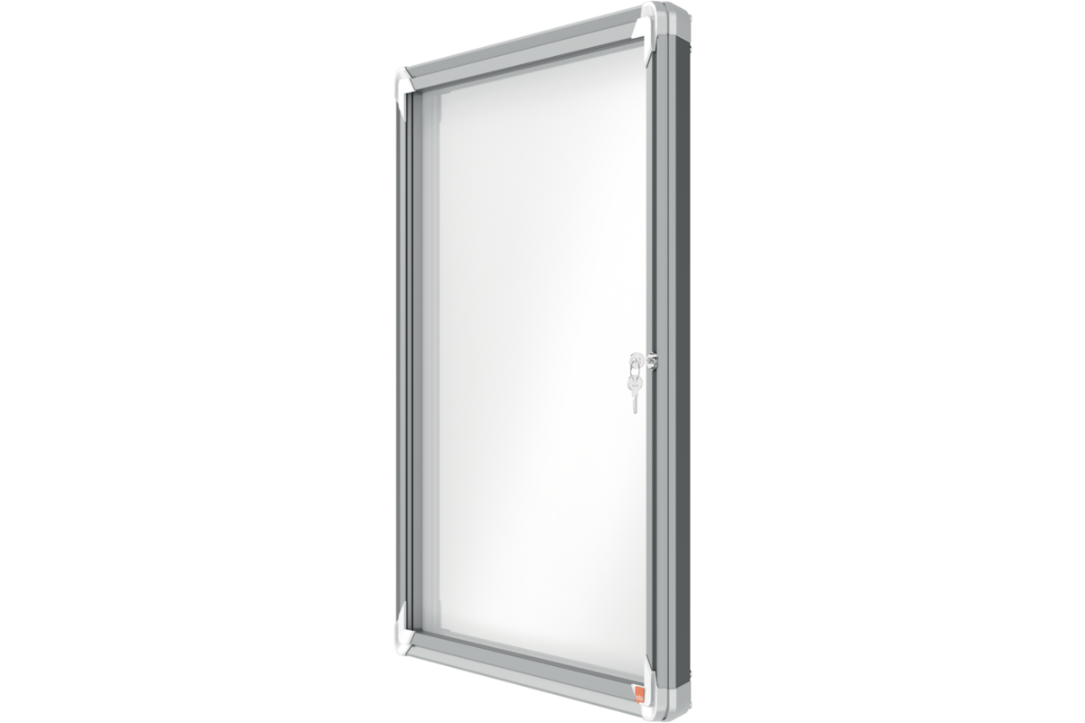 Binnenvitrine Nobo draaideur met slot 6 x A4