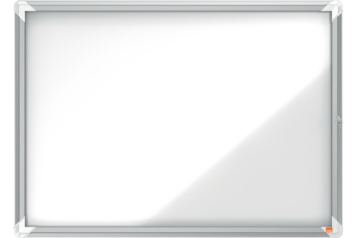 Binnenvitrine Nobo draaideur met slot 8 x A4
