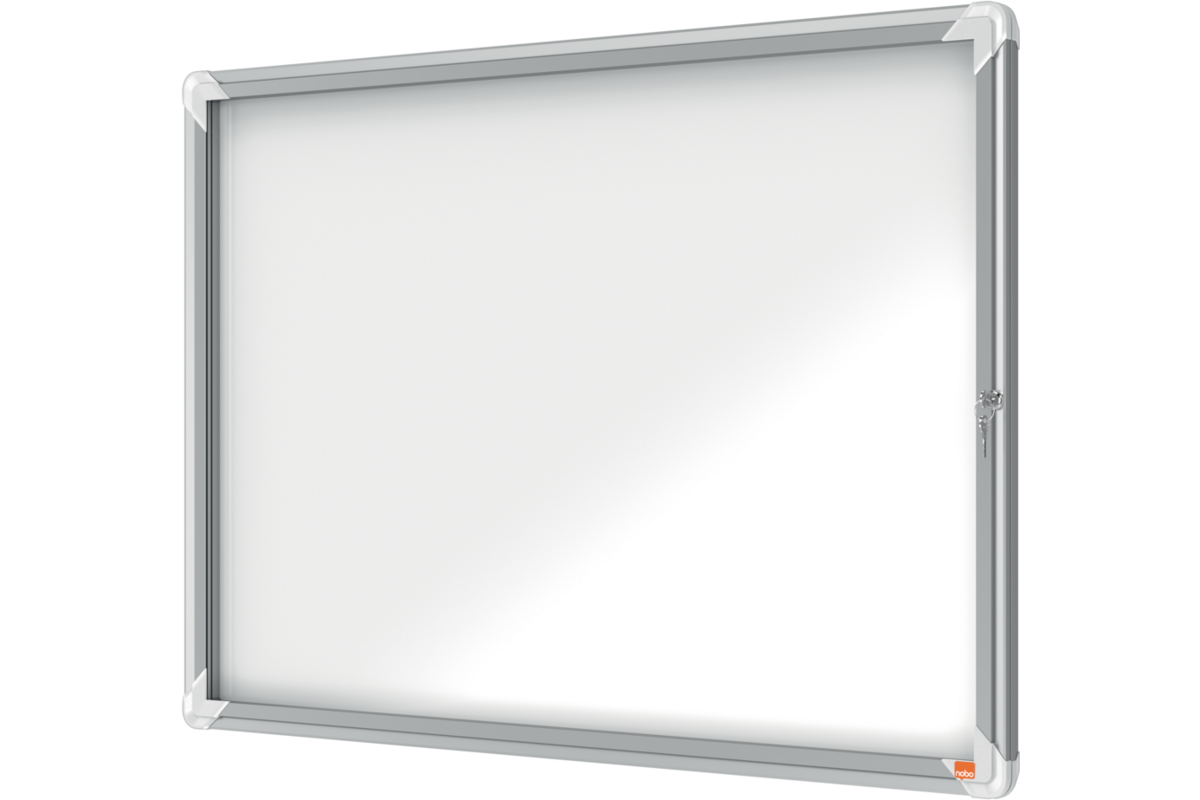 Binnenvitrine Nobo draaideur met slot 8 x A4