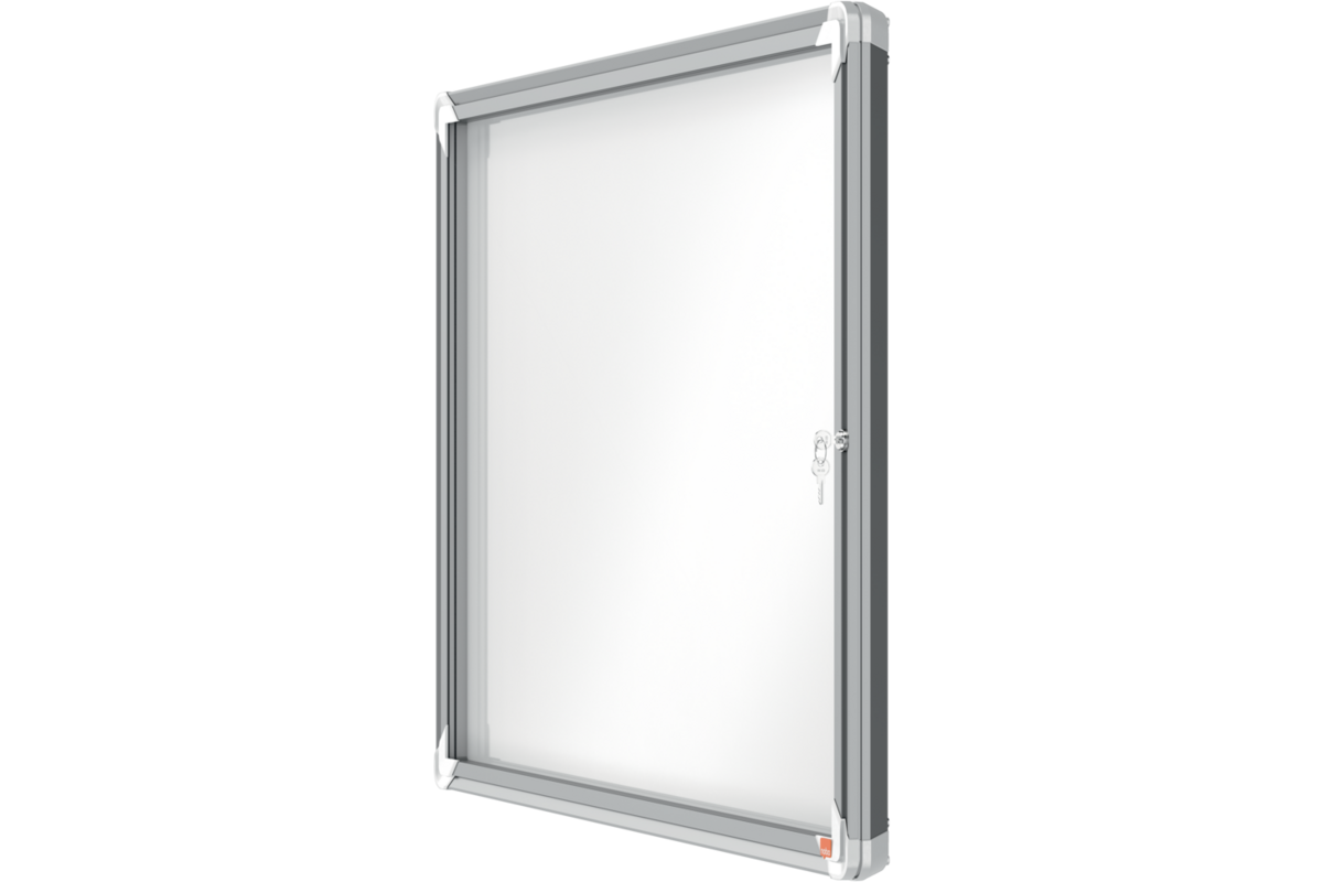Binnenvitrine Nobo draaideur met slot 8 x A4