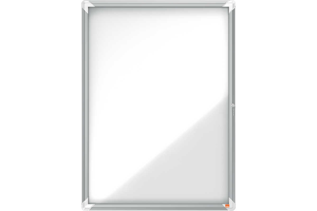 Binnenvitrine Nobo draaideur met slot 9 x A4