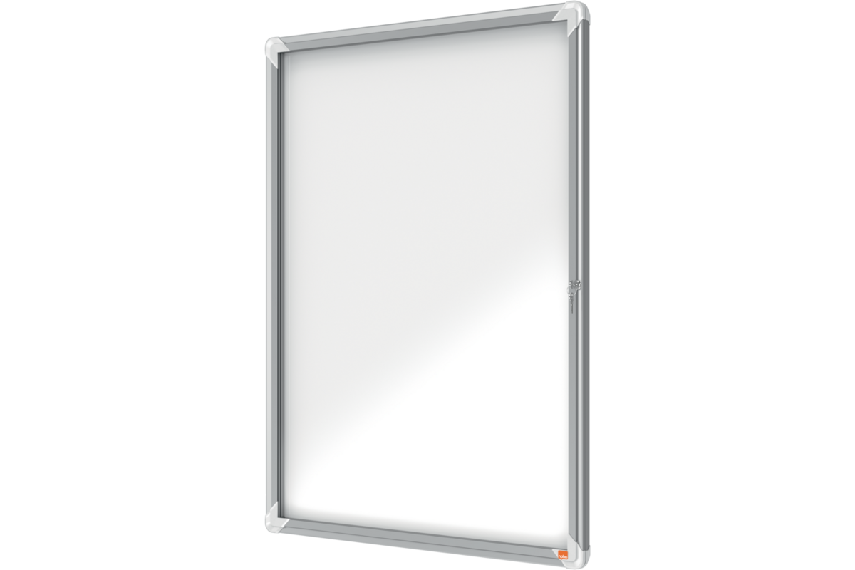 Binnenvitrine Nobo draaideur met slot 9 x A4