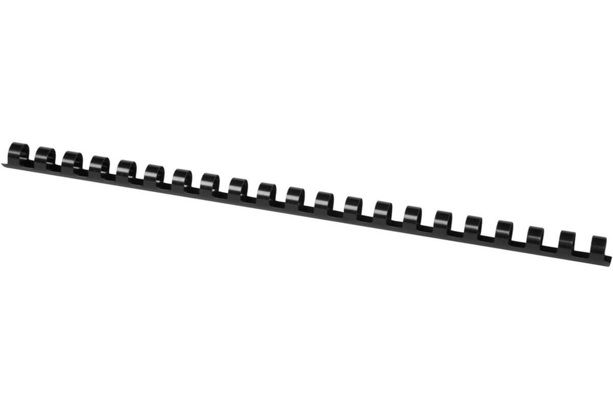 Bindrug zwart 12 mm, 100 stuks