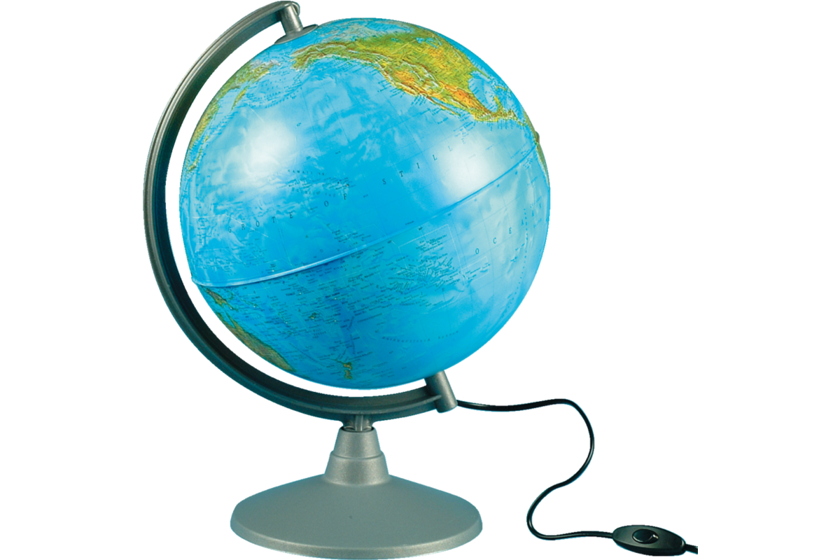 Globe verlicht