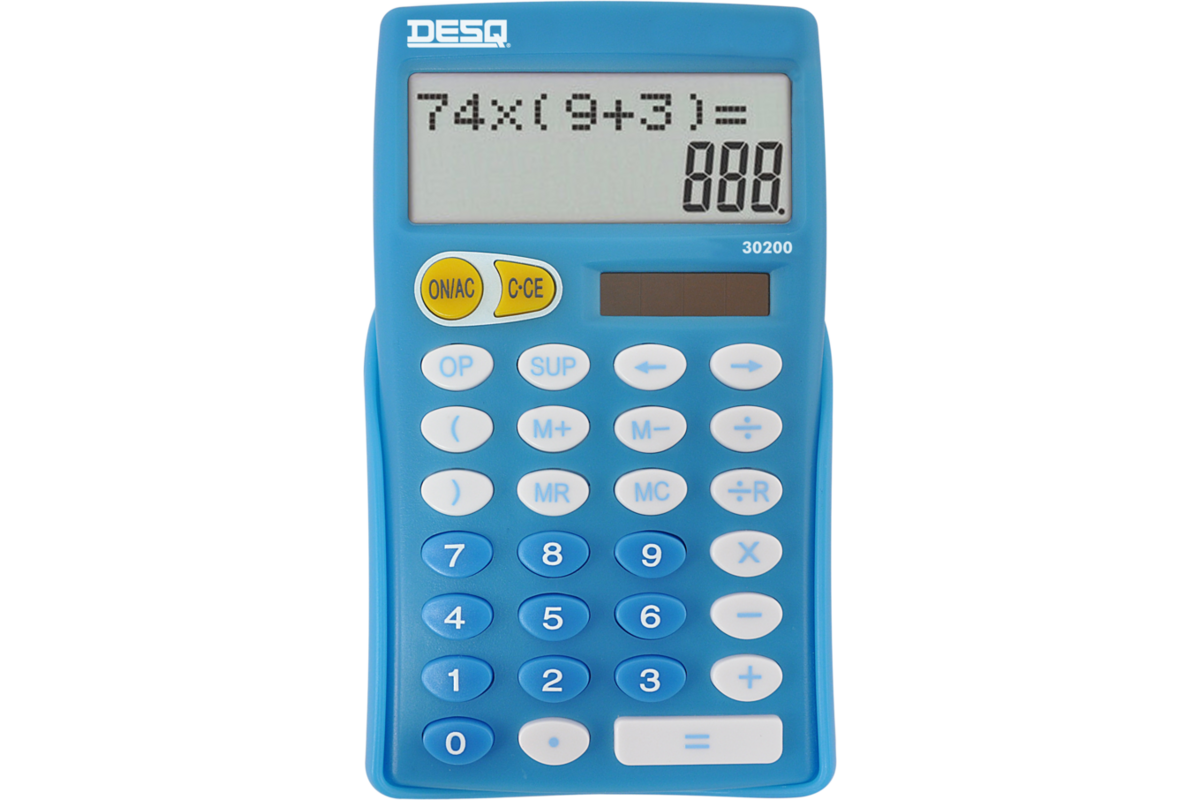 Rekenmachine Basisschool-uitvoering rekenregels