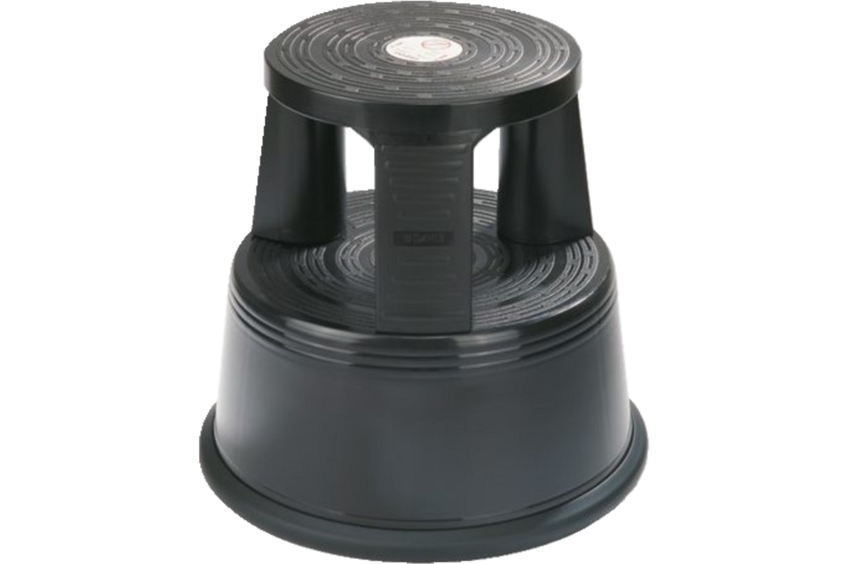 Opstapkruk roll-a-step 42cm kunststof zwart