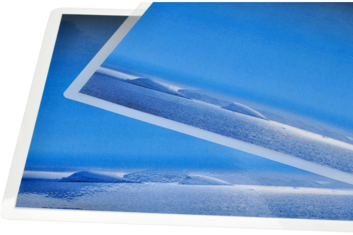 Lamineerhoes zelfklevende rug A4 80 micron glanzend 100 stuks