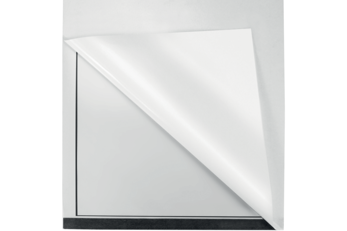 Posterframe Nobo Zelfklevende magnetische kader A4 zwart, set 2 stuks
