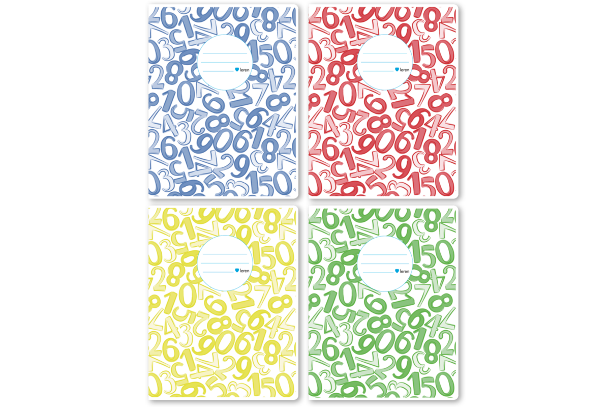 Schriften ruit 5x9 mm, cijfers, 16,5 x 21 cm, 80 gr
