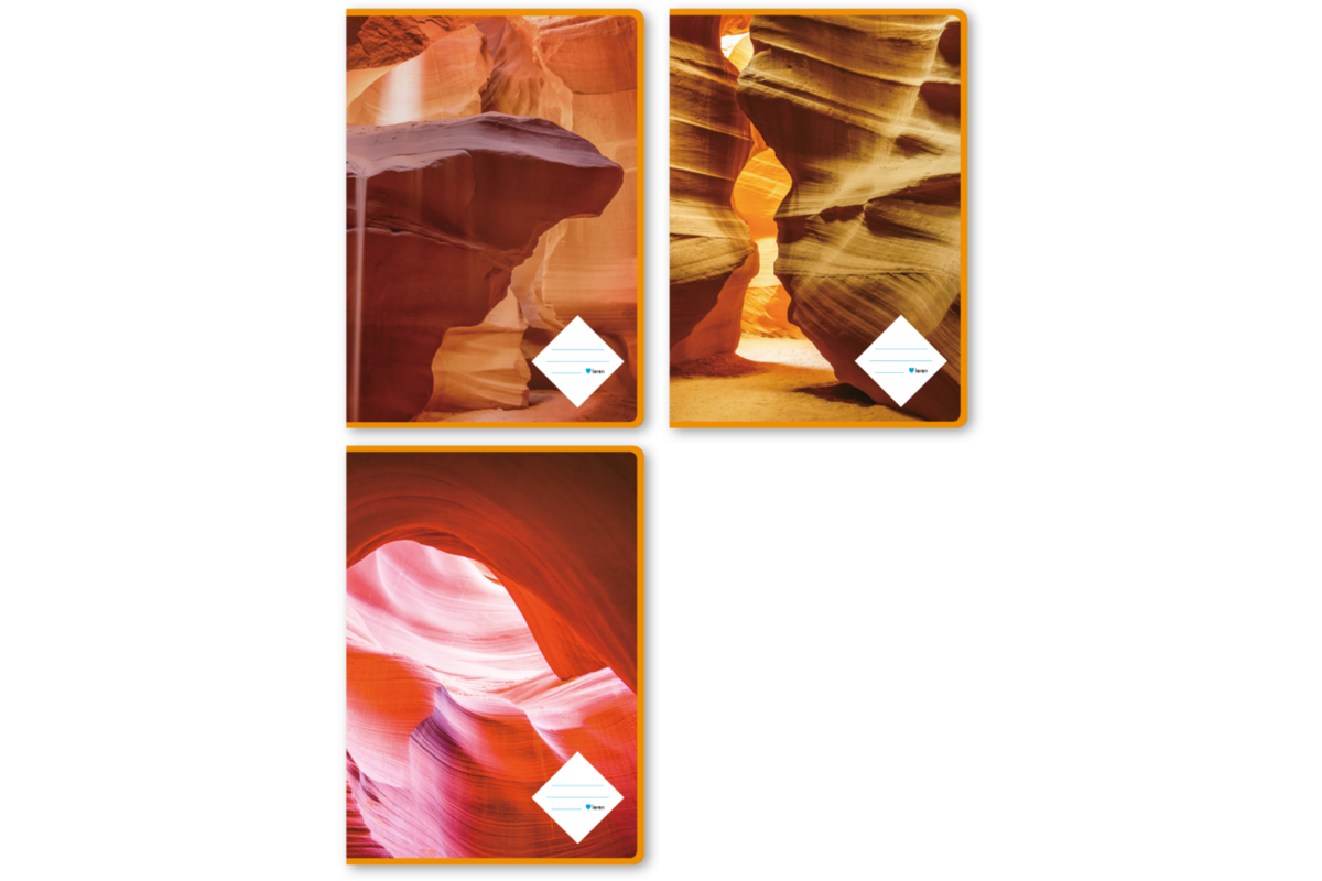 Schriften 35 lijnen, canyon, 21 x 29,7 cm (A4), 70 gr (25 stuks)