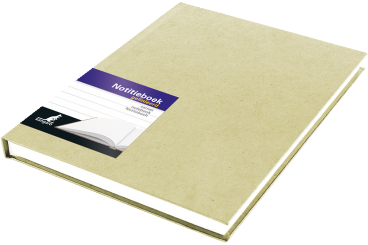 Schrift A5 met harde kaft gelinieerd 96 vel, 70 gram