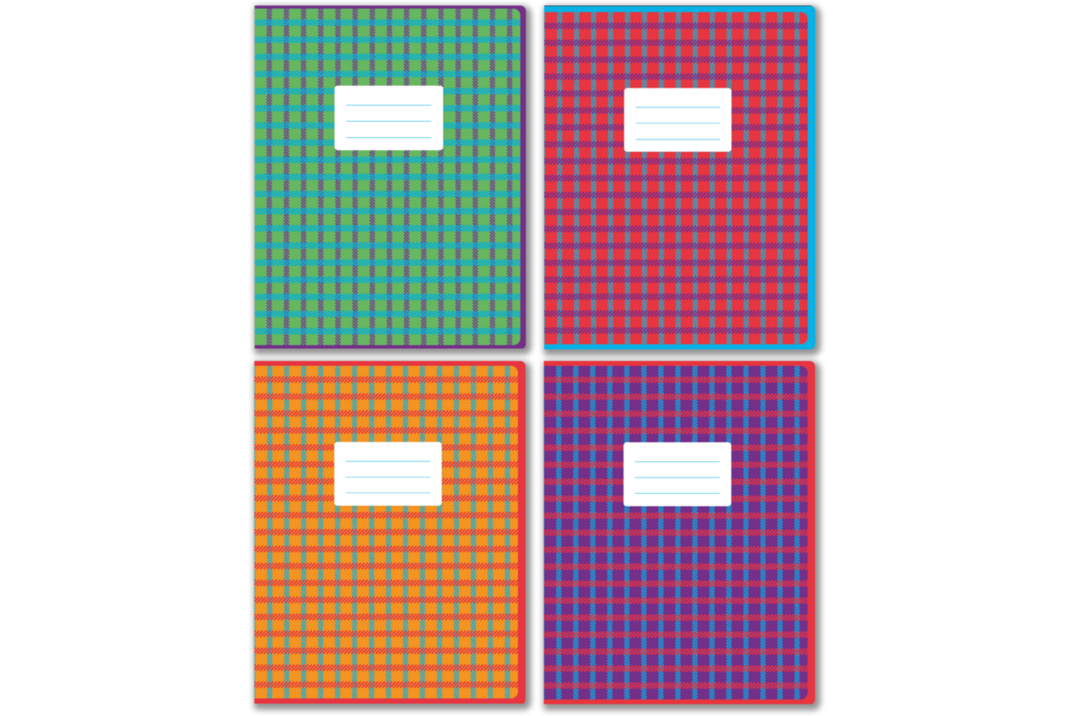 Schriften ruit 7,5x7,5 mm, Kleurpalet 16,5 x 21 cm, 80 gr (25 stuks)