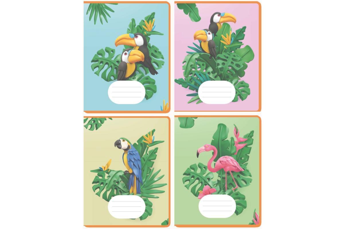 Schriften 6-3, jungle, 16,5 x 21 cm, 80 gr (25 stuks)