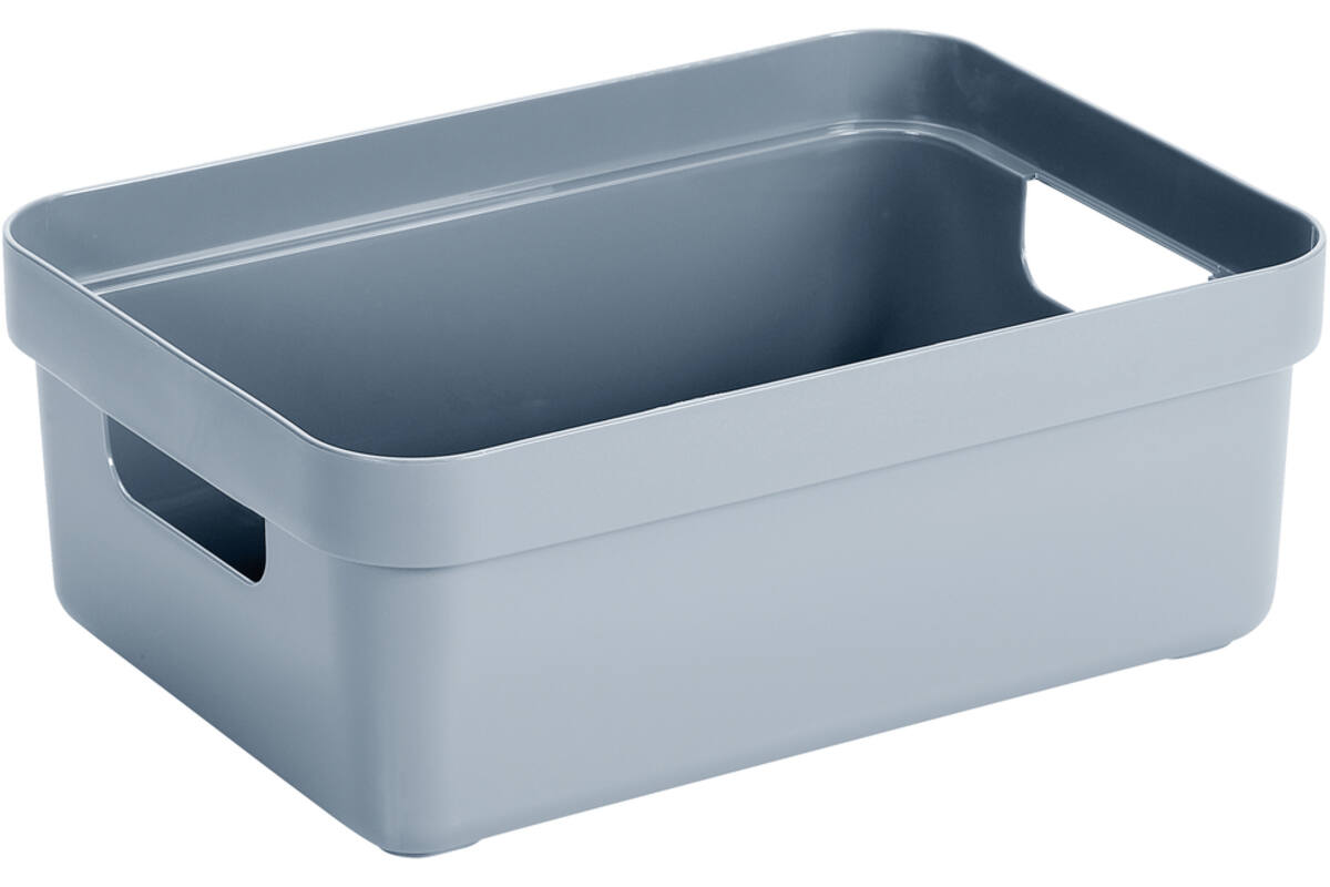 Opbergbox Sigma blauwgrijs 350 x 246 x122 mm, 9 liter