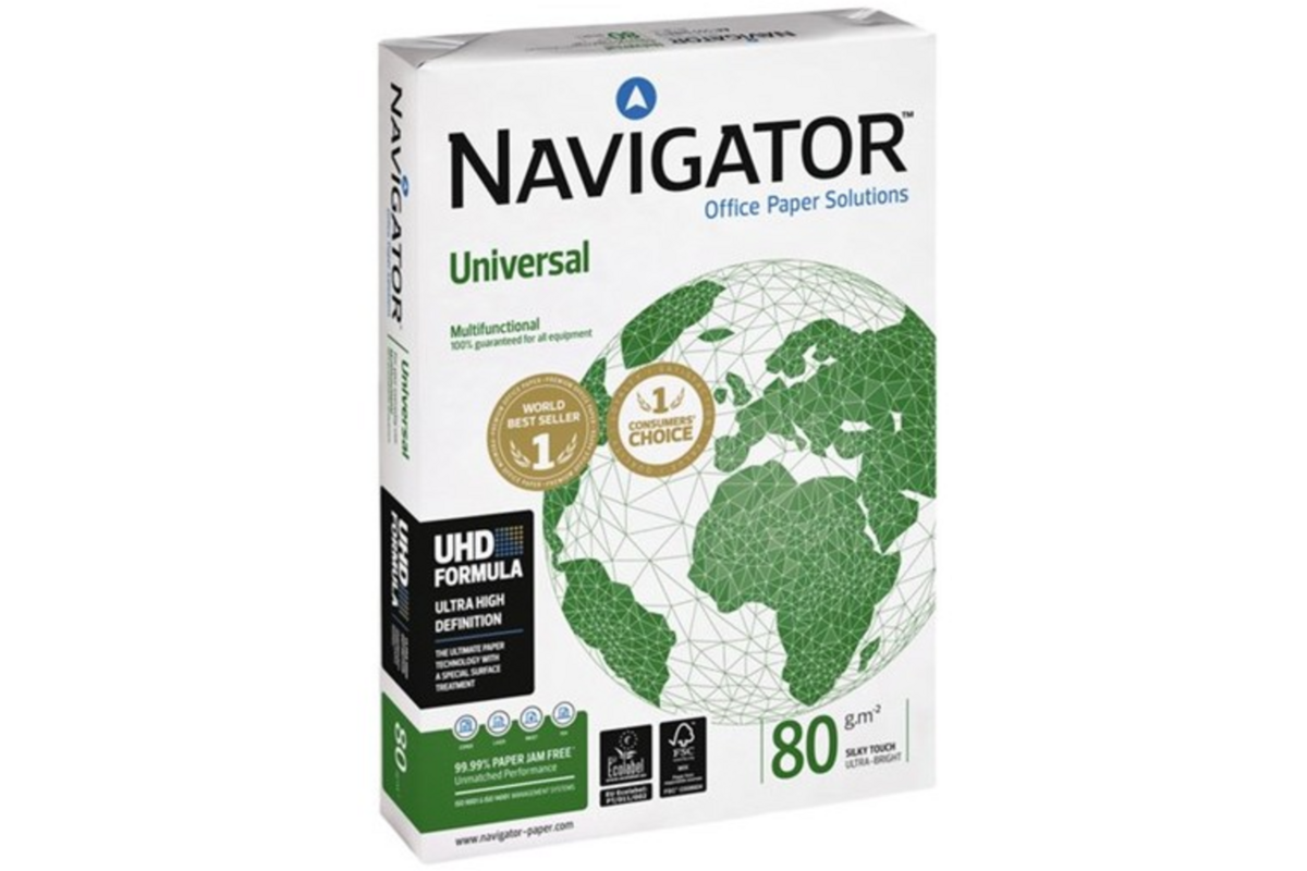 Kopieerpapier A4 Navigator Premium 500 vel, 80 grs.