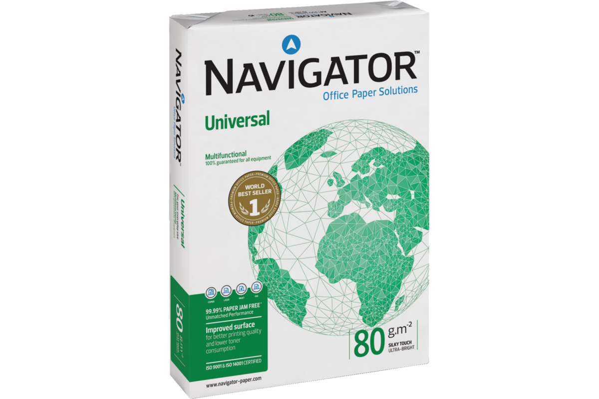 Kopieerpapier A3 Navigator Premium 500 vel, 80 grs.