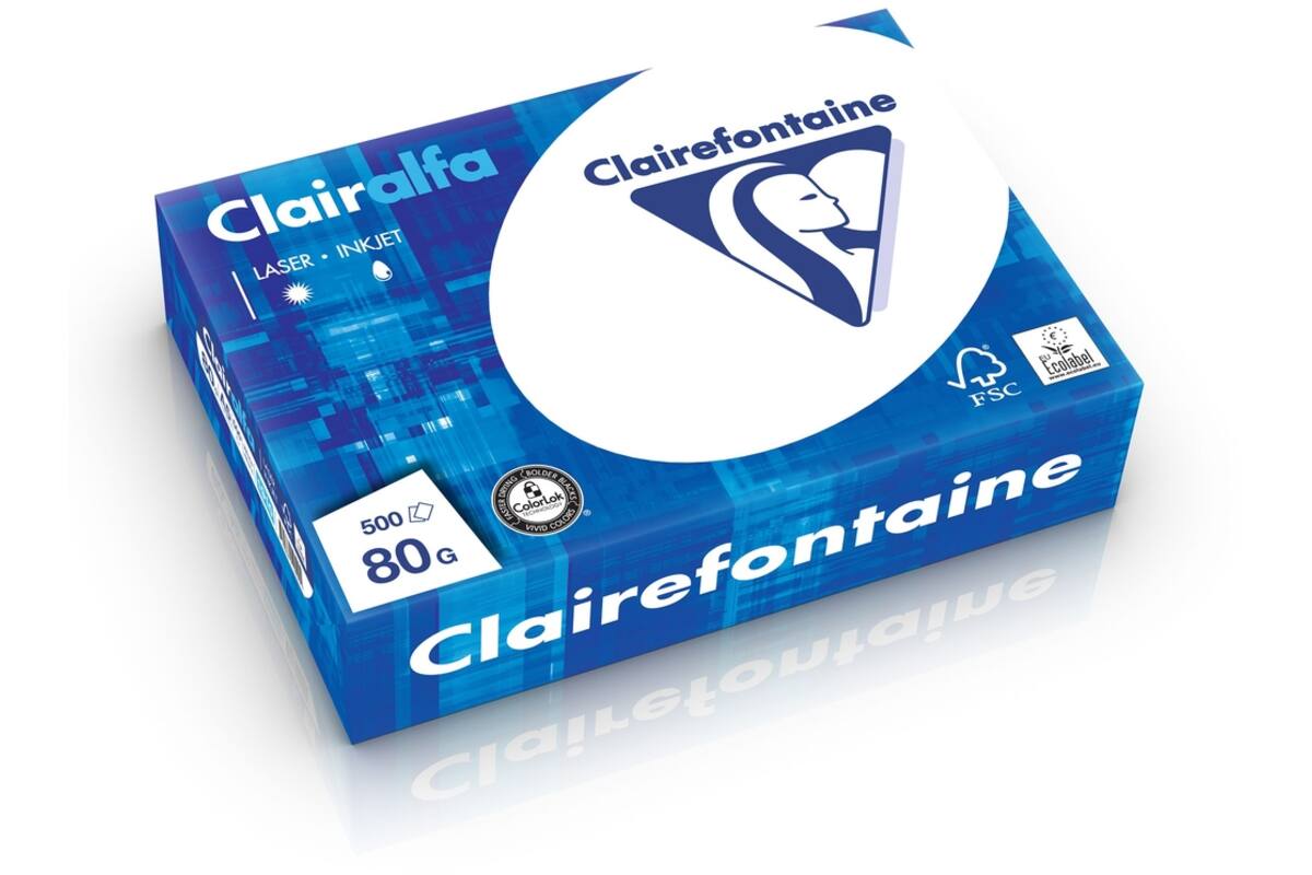 Kopieerpapier A5 Clairalfa 500 vel, 80 grs.