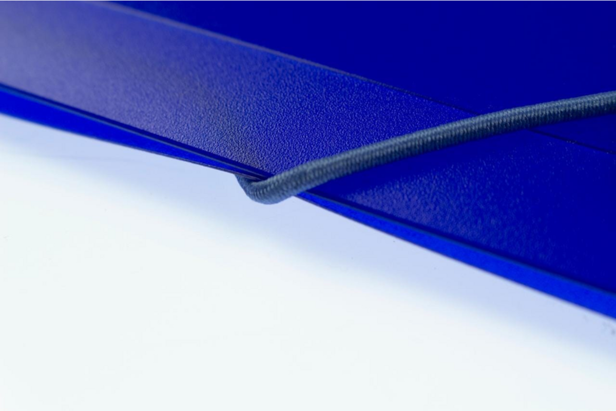 Elastomap A4 PP transparant blauw