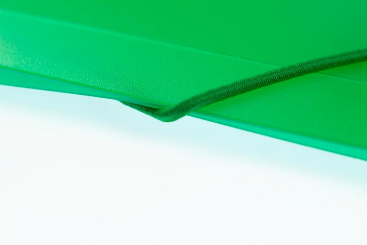 Elastomap A4 PP transparant groen