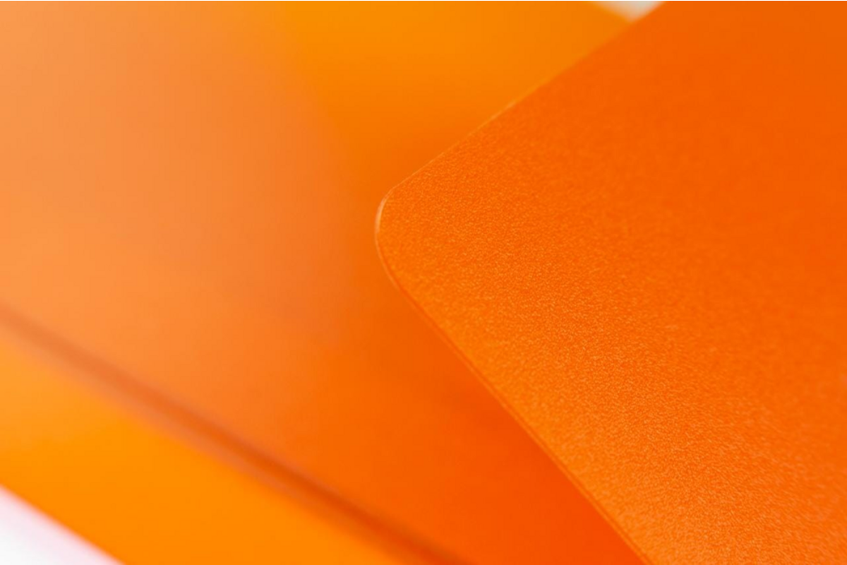 Elastomap A4 PP transparant oranje