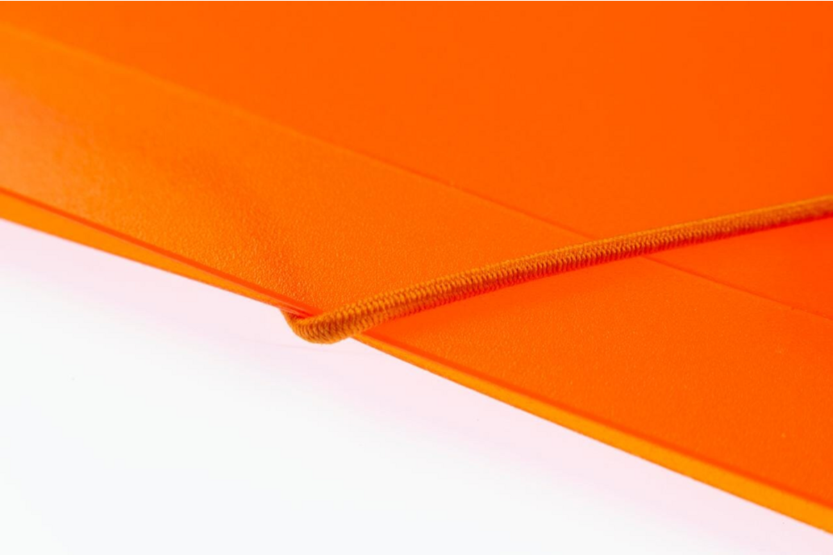 Elastomap A4 PP transparant oranje