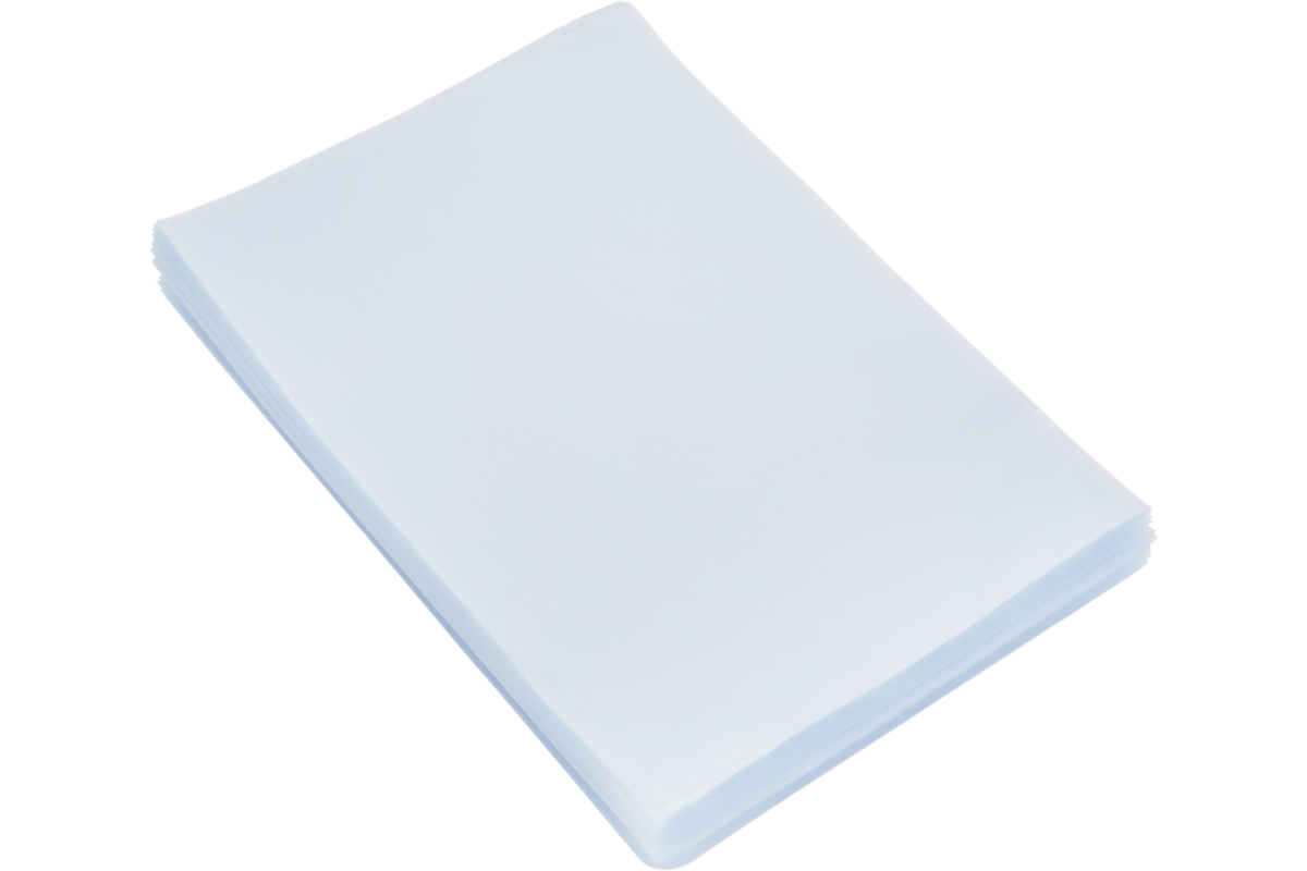 L-map A4 120 mu transparant, 100 stuks