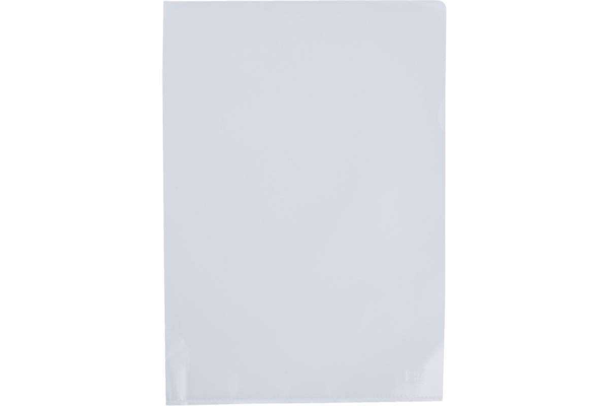 L-map A4 120 mu transparant, 100 stuks