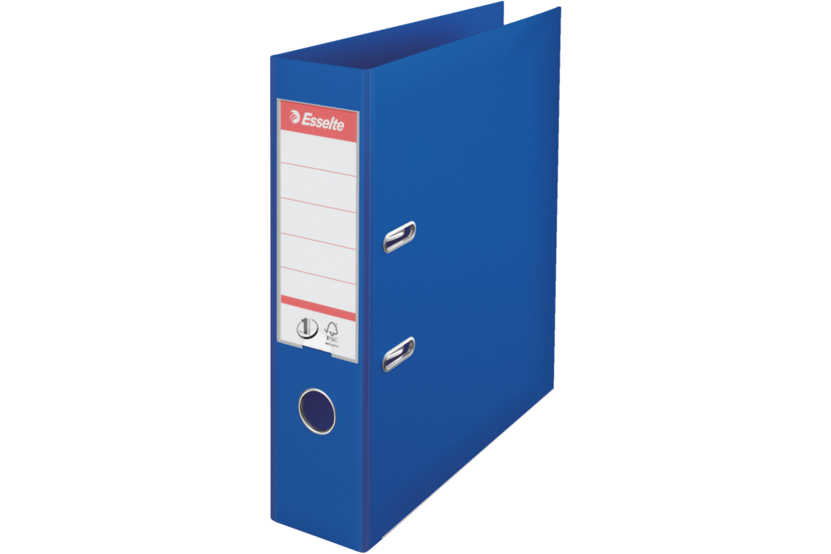 Ordner Esselte A4  blauw, breedrug, FSC